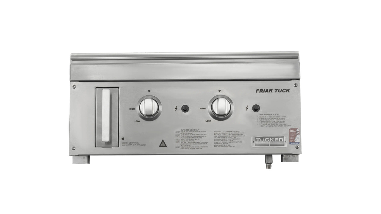 Tucker 2 Burner Friar Tuck Built In The BBQ King