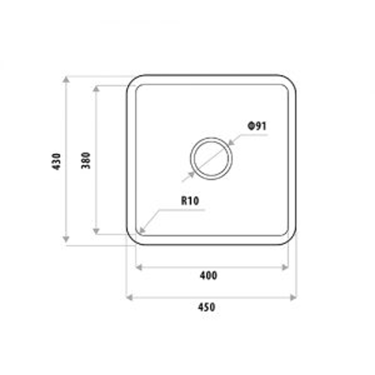 Linkware Small Sink The BBQ KING