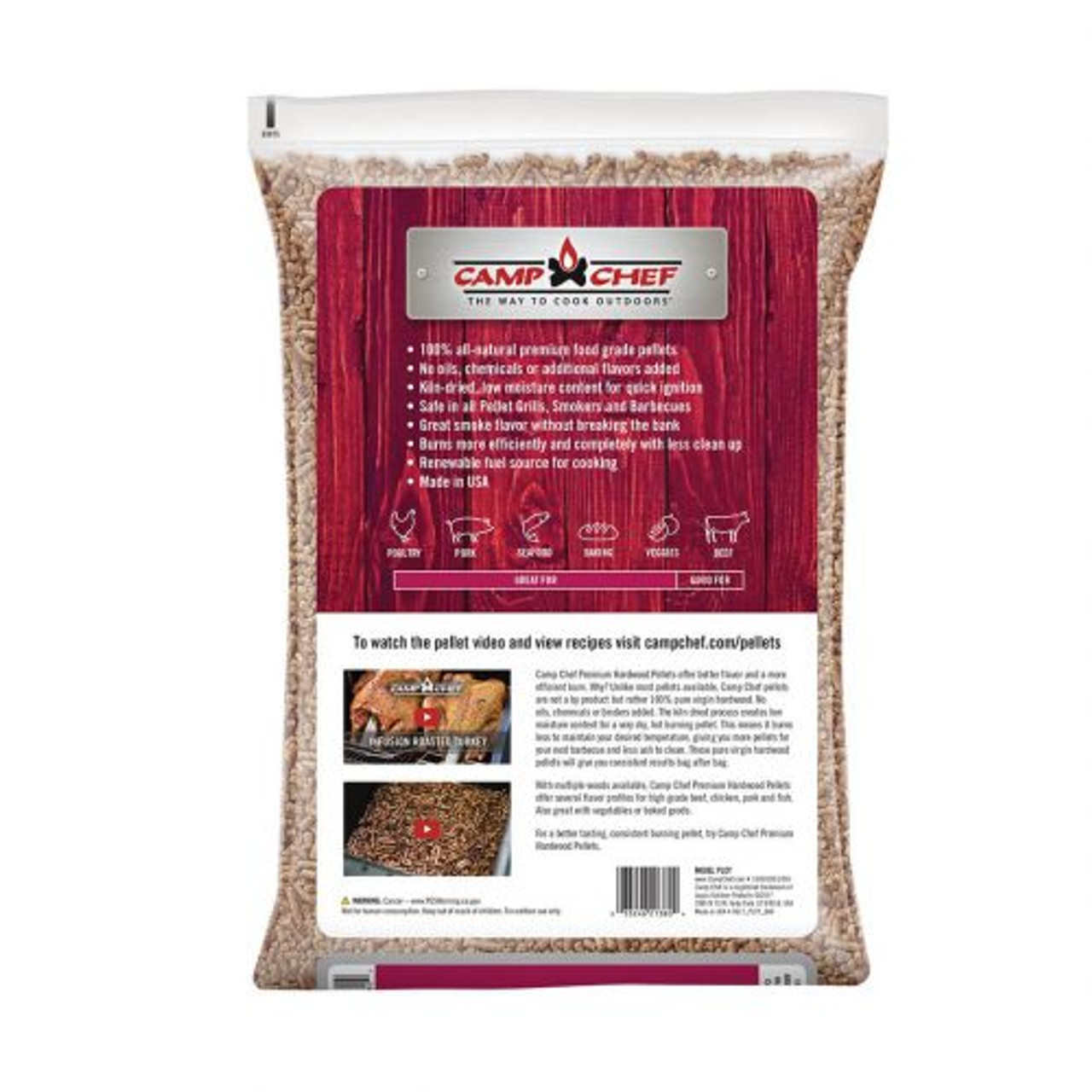 Camp Chef Cherry Hardwood Pellets 9.07kg PLCY The BBQ King