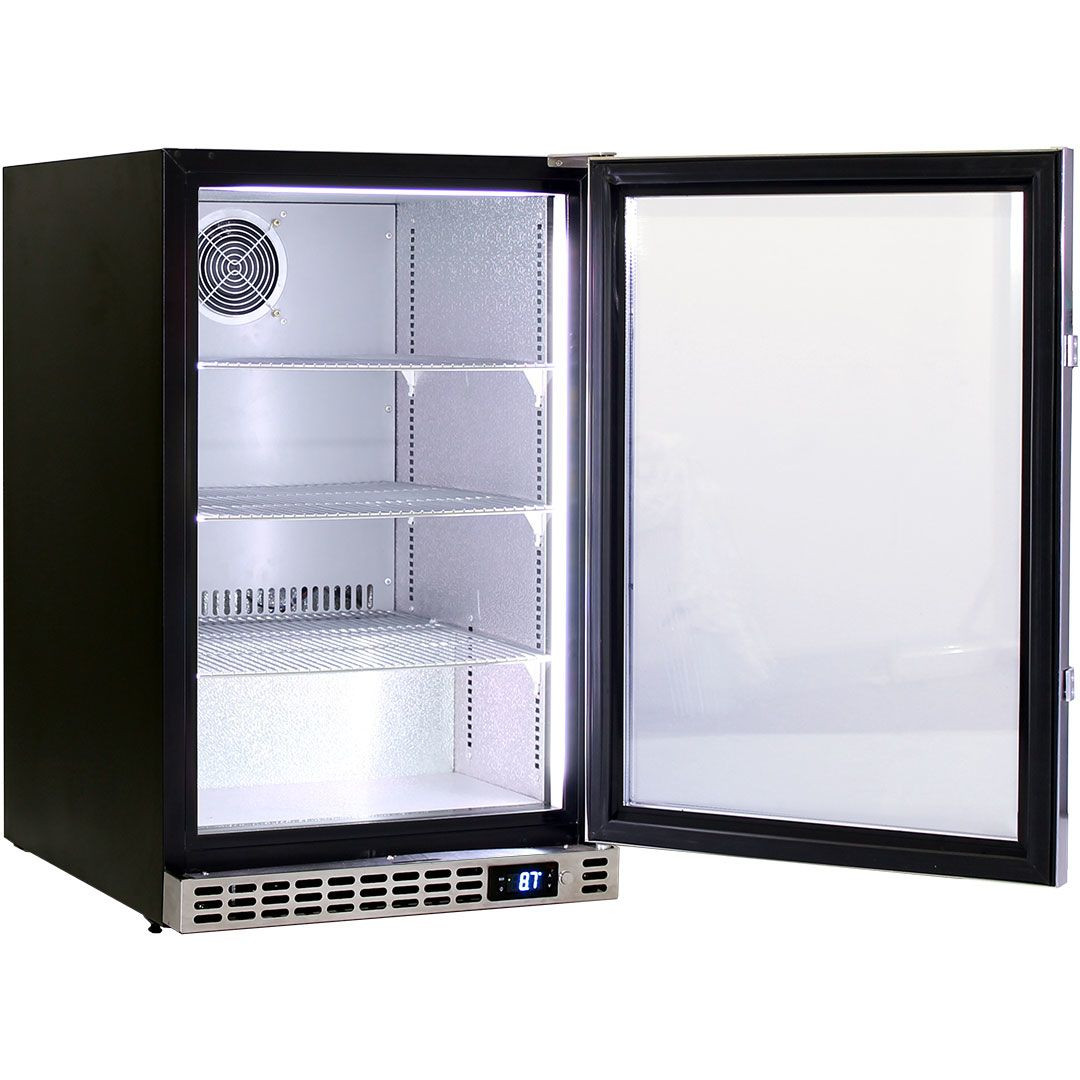 Schmick Quiet Running Front Venting Under Bench Heated Glass Door Bar