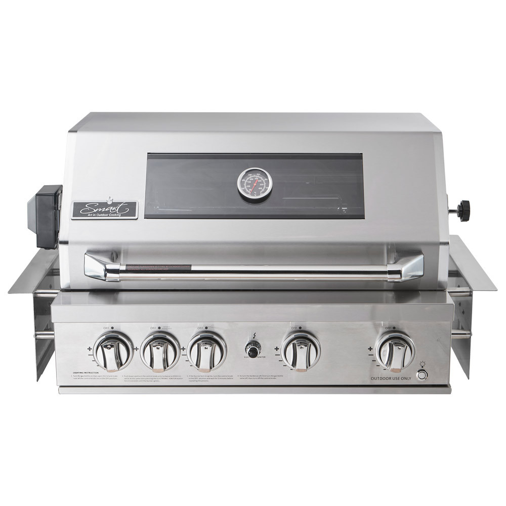Smart Stainless Steel 4 Burner BuiltIn BBQ 401WBW The BBQ King