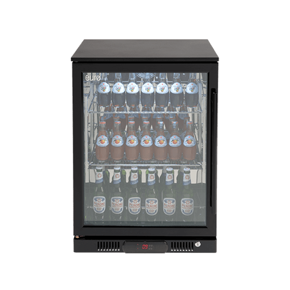 Euro 138L Single Glass Door Beverage Cooler - EA60WFBL