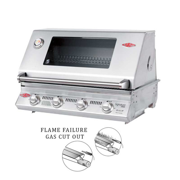 Beefeater Signature 3000S 4 Burner Built-In BBQ with Flame Failure - BS12340