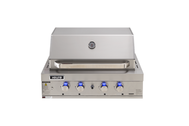 Euro 4 Burner Built-In BBQ - EAL900RBQ