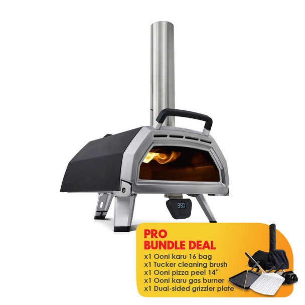 Ooni Karu 16" Portable Wood and Charcoal Fired Outdoor Pizza Oven - P0E400