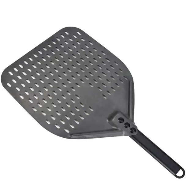Tucker Perforated 12" Pizza Peel with Short Handle