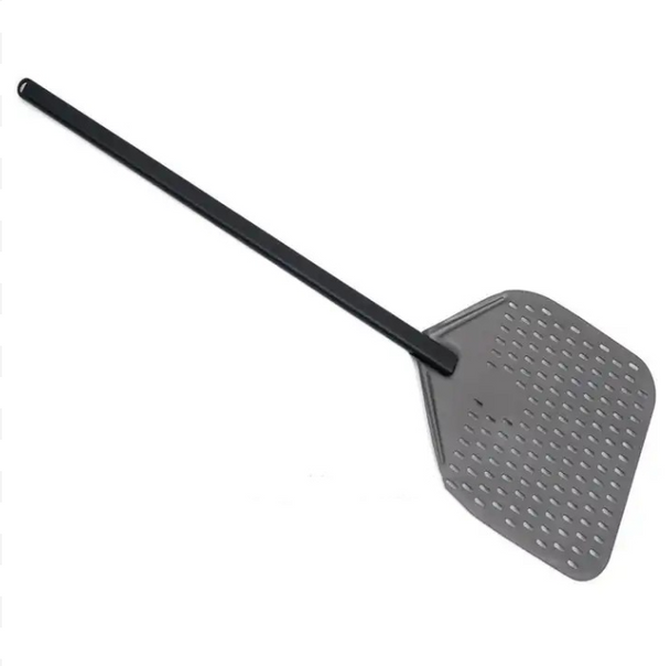 Tucker Perforated 14" Pizza Peel with Long Handle 