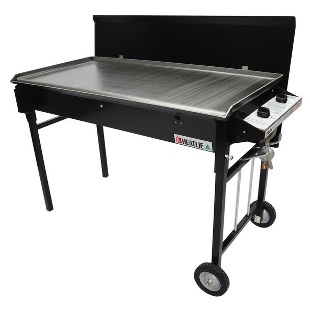  Heatlie 850 Black Powder Coated Mobile BBQ HM850PCLBL