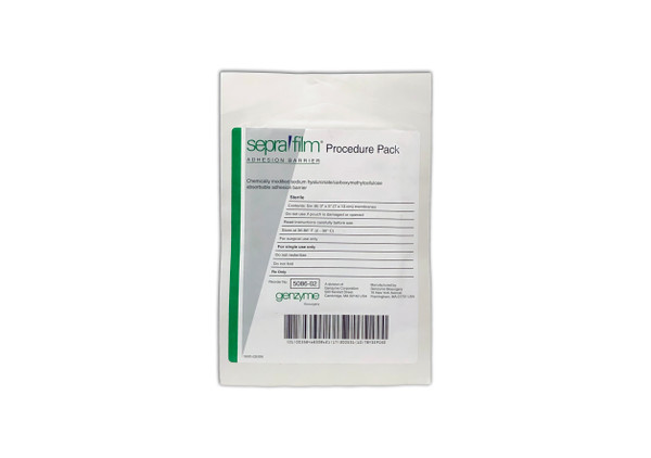 Genzyme 5086-02 - Seprafilm Absorbable Adhesion Barrier: 3" x 5" -