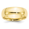 Lex & Lu 10k Yellow Gold 7mm Standard Comfort Fit Band Ring - Lex & Lu