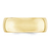 Lex & Lu 10k Yellow Gold 8mm Standard Comfort Fit Band Ring- 2 - Lex & Lu