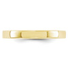 Lex & Lu 10k Yellow Gold 3mm Standard Flat Comfort Fit Band Ring- 2 - Lex & Lu