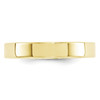 Lex & Lu 10k Yellow Gold 4mm Standard Flat Comfort Fit Band Ring- 2 - Lex & Lu