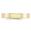 Lex & Lu 10k Yellow Gold 4mm LTW Flat Band Ring- 2 - Lex & Lu