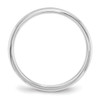 Lex & Lu 10k White Gold 2mm Standard Comfort Fit Band Ring- 2 - Lex & Lu