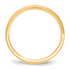 Lex & Lu 14k Yellow Gold 2.5mm Standard Flat Comfort Fit Band Ring- 2 - Lex & Lu