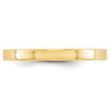 Lex & Lu 14k Yellow Gold 2.5mm LTW Flat Band Ring- 2 - Lex & Lu