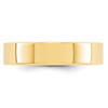 Lex & Lu 14k Yellow Gold 5mm LTW Flat Band Ring- 3 - Lex & Lu