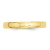 Lex & Lu 14k Yellow Gold 3mm Half-Round Wedding Band Ring- 3 - Lex & Lu