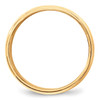 Lex & Lu 14k Yellow Gold 8mm Milgrain Half Round Band Ring- 2 - Lex & Lu