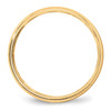 Lex & Lu 14k Yellow Gold 5mm LTW Milgrain Half Round Band Ring- 2 - Lex & Lu