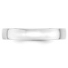 Lex & Lu 14k White Gold 4mm LTW Comfort Fit Band Ring- 2 - Lex & Lu