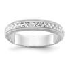 Lex & Lu 14k 3mm Design Etched Wedding Band Ring - Lex & Lu