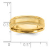 Lex & Lu 14k Yellow Gold Yellow Gold Heavy Comfort Fit Fancy Band Ring LAL100844- 3 - Lex & Lu