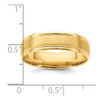 Lex & Lu 14k Yellow Gold Yellow Gold Light Comfort Fit Fancy Band Ring LAL100866- 3 - Lex & Lu