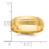 Lex & Lu 14k Yellow Gold Yellow Gold Light Comfort Fit Fancy Band Ring LAL100890- 3 - Lex & Lu