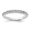 Lex & Lu 14k White Gold Filigree Band Ring - Lex & Lu