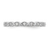 Lex & Lu 14k Diamond Wedding Band Ring LAL100939 - 4 - Lex & Lu