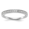 Lex & Lu 14k Diamond Wedding Band Ring LAL100969 - Lex & Lu