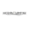 Lex & Lu 14k Diamond Ring Band Ring LAL101018 - 4 - Lex & Lu