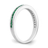 Lex & Lu 14k Emerald Ring Band Ring - 6 - Lex & Lu
