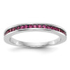 Lex & Lu 14k Ruby Ring Band Ring LAL101039 - Lex & Lu