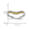 Lex & Lu 14k Yellow & White Diamond Band Ring LAL101125 - 7 - Lex & Lu