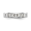 Lex & Lu 14k Completed Princess Band Ring - 4 - Lex & Lu