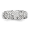 Lex & Lu 14k Fancy Diamond Ring Band Ring LAL101215 - 4 - Lex & Lu