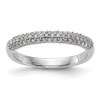 Lex & Lu 14k Diamond Band Ring Band Ring LAL101218 - Lex & Lu