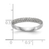 Lex & Lu 14k Diamond Band Ring Band Ring LAL101218 - 7 - Lex & Lu