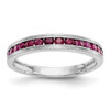 Lex & Lu 14k Ruby Ring Band Ring LAL101238 - Lex & Lu