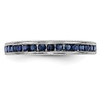 Lex & Lu 14k Blue Sapphire Ring Band Ring - 4 - Lex & Lu