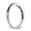 Lex & Lu 14k Blue Sapphire Ring Band Ring - 6 - Lex & Lu