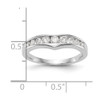 Lex & Lu 14k Diamond Band Ring LAL101246 - 7 - Lex & Lu