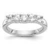 Lex & Lu 14k Diamond Band Ring LAL101254 - Lex & Lu