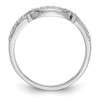 Lex & Lu 14k Diamond Wedding Band Ring LAL101372 - 2 - Lex & Lu