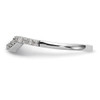 Lex & Lu 14k Diamond Wedding Band Ring LAL101372 - 3 - Lex & Lu