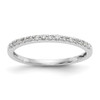 Lex & Lu 14k Diamond Wedding Band Ring LAL101407 - Lex & Lu