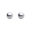 Lex & Lu Pair of Steel Threaded Replacement Balls 16&14 Gauge-Lex & Lu